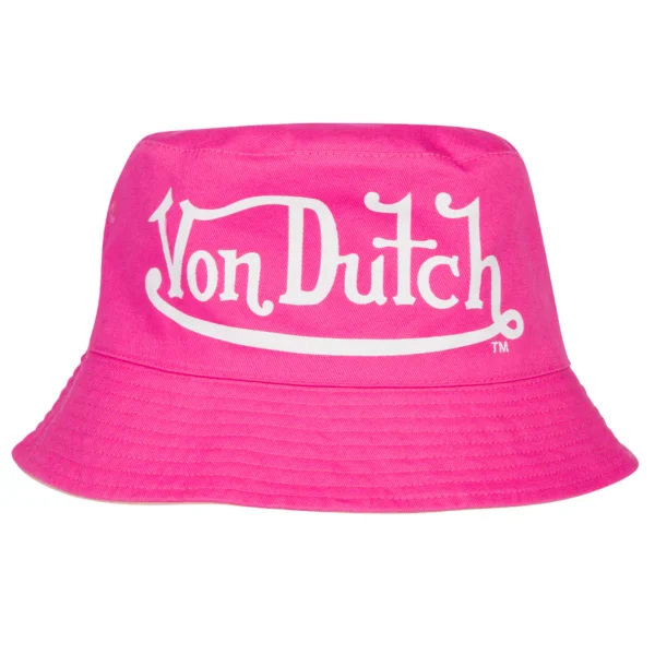 Von Dutch Hot Pink Bucket Hat