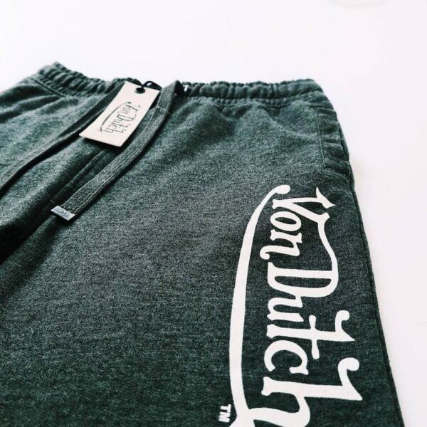 Dark Grey And White Von Dutch Shorts