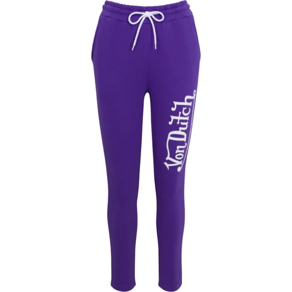 Von Dutch Originals Logo Purple Joggers