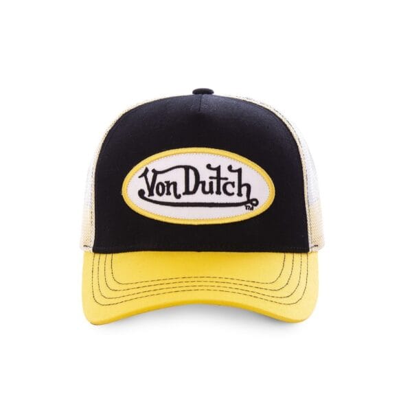 Von Dutch Baseball Hat In Yellow And Black